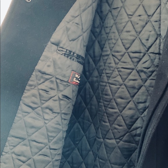 Men’s Black Peacoat - Picture 4 of 4